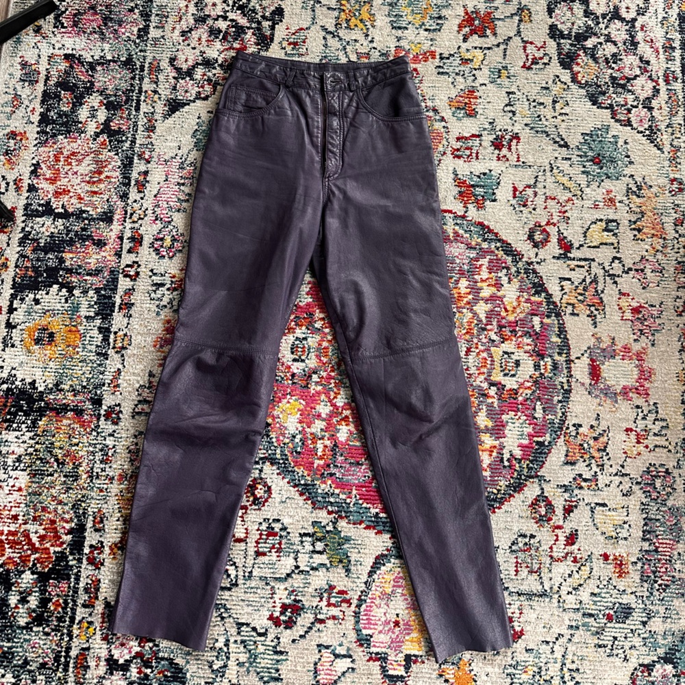 Women's Purple Straight Leg Pants